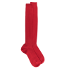 Lange Socken aus gerippter Wolle für Herren - Rot | Doré Doré