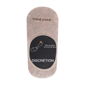 Unsichtbare Socken für Damen - Beige